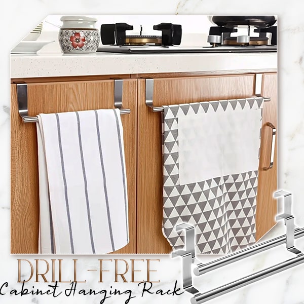 Drill-free Cabinet Hanging Rack